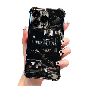 Supernatural SPN Dean And Sam Phone Case Compatible with for iphone 17,16, 15, 14, 13, 12, 11 Pro Max Air Plus, Shockproof Transparent Soft Back Cover.