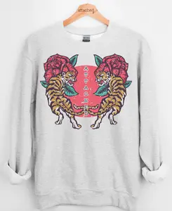 Attached Tigers Graphic Top