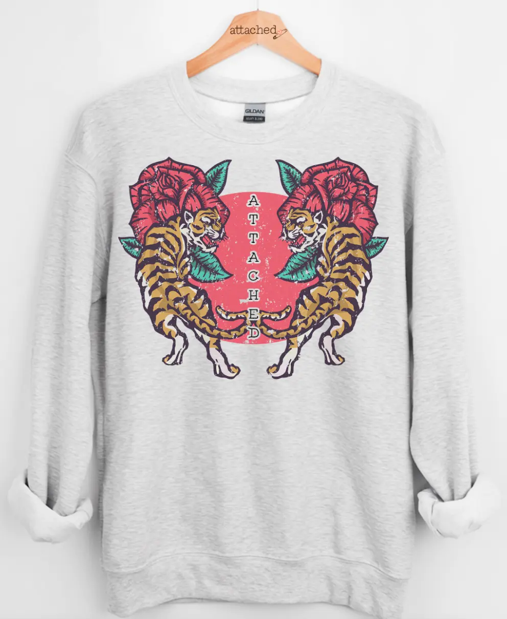 Attached Tigers Graphic Top