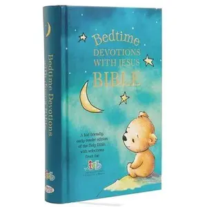 USED-Icb, Bedtime Devotions with Jesus Bible, Hardcover by Thomas Nelson (Hardcover)