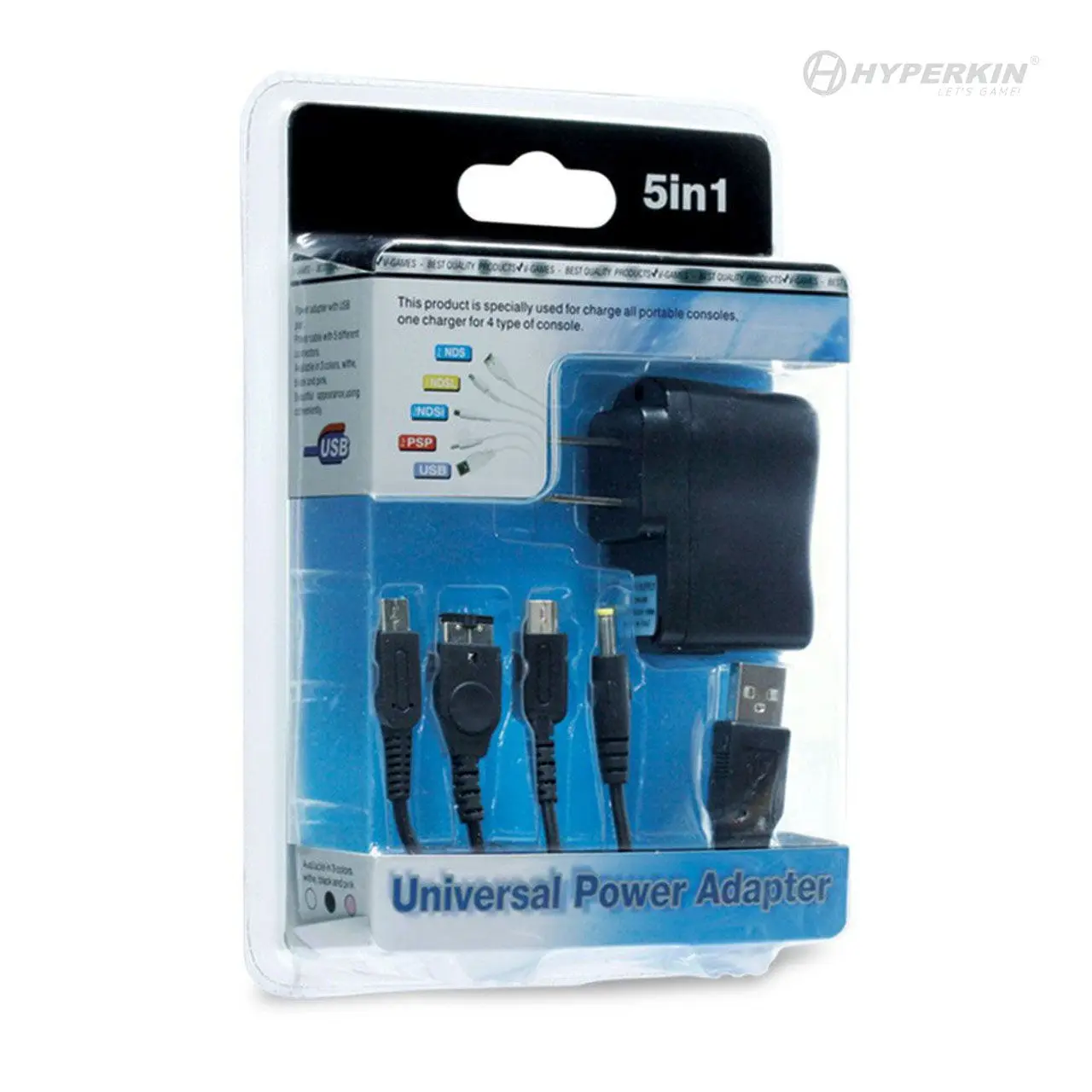 5-in-1 Universal Power Adapter for DS / DS Lite / DSi / PSP
