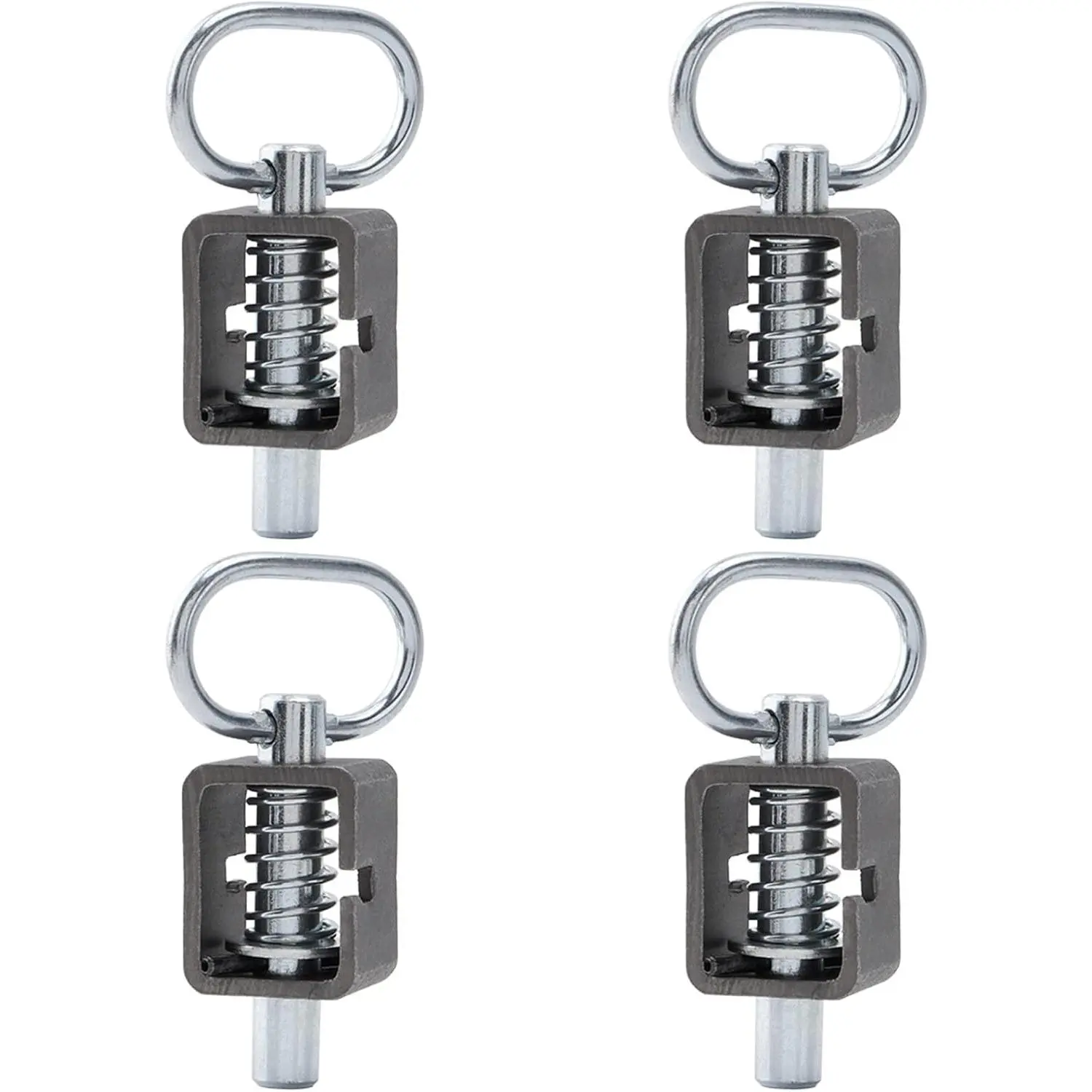 Latch Lock Assembly Trailer Gate Latch Pack of 4 Corrosion Resistant Long Lock for Car Trailers Easy to Use and