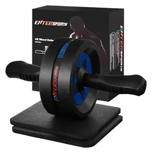 Ab Roller Wheel for Abs Workout - Abdominal Exercise Equipment with 2 Knee Pads for Home Gym, Core Strength Training, Fitness Equipment for Men & Women