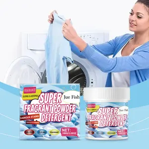Laundry Detergent Powder, Home Use Clothes Cleaner Stain Remover Odor Eliminator Long-Lasting Scented Clean Clothing Care
