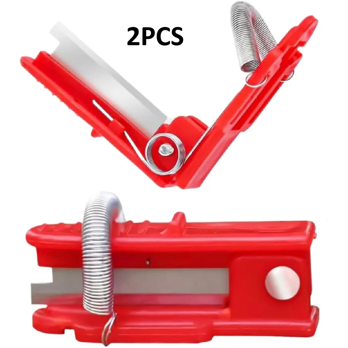 2PCS Multifunctional Gardening Thumb Knife - Sturdy Stainless Steel Rust-Proof Sharp Blade, Adjustable Spring, Waterproof Plastic Compact Fruit Picker, Ergonomic Comfort Fit, Easy to Carry, Ideal for Garden Use, Essential Pruning Tool