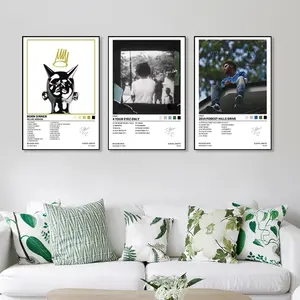 3-piece set: J.cole/2014 FOREST HILLS DRIVE/4 YOUR EYEZ ONLY/BORN SINNER music album cover canvas poster, hip-hop pop style, modern classic style, holiday gift, home and office decoration, gift for music lovers or fans, frameless, Unframed Wall Art