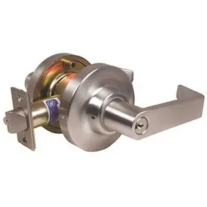 Marks USA  2.75 in. Grade One Classroom Door Lever 26D Lockset for Interchangeable Cores, Satin Chrome