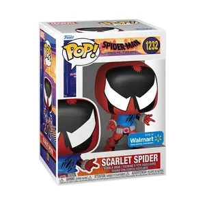 Funko Pop! Spider-Man: Across the Spider-Verse - Scarlet Spider #1232 Exclusive (Sticker may vary) Collectible Pop Vinyl Figure