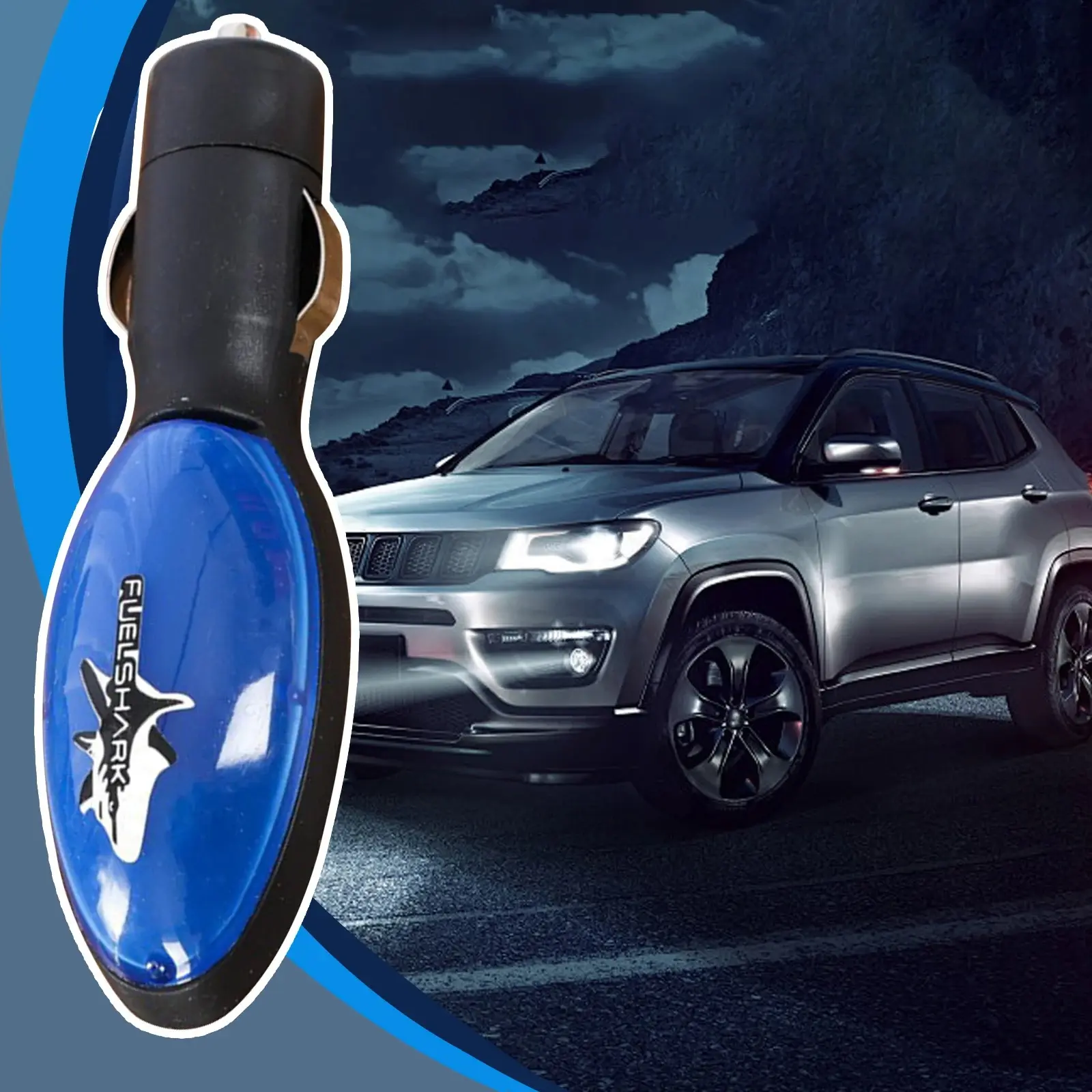 Portable Car Plug-in Fuel Saver - Gas Economizer, Oil Regulator & Oil Pressure Device Tool for Cars, Trucks - Automotive Repair & Diagnostic Accessory