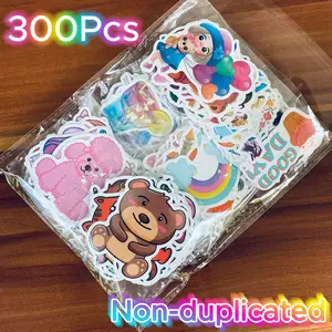 Cute Animal Reward Stickers for Kids & Teachers 300 Adorable Waterproof Decals for Classroom School Supplies Party Favors & Potty Training Charts