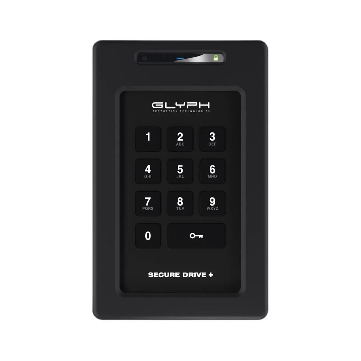 Glyph Technologies SecureDrive+ Encrypted External SSD - 8TB Capacity, USB 3.2 Gen 1 Interface, Keypad Access Storage for Computers, Office Equipment