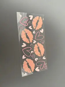 UV DTF 16 OZ Sized Wrap, Cup Stickers, Tumbler Stickers, Cup Decals, Decorative Sticker