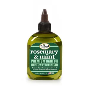 Difeel Rosemary and Mint Premium Hair Oil with Biotin 7.1 oz. - Natural Rosemary Oil for Hair Growth & Biotin Haircare Hydrate