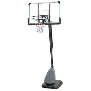 Dealsforyoudays Portable Basketball Hoop for Teenagers – Height Adjustable 7.5ft to 10ft with 44" Backboard and Wheels for Indoor/Outdoor Use, Perfect for Adults & Teens