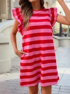 Sansa Striped Shift Dress