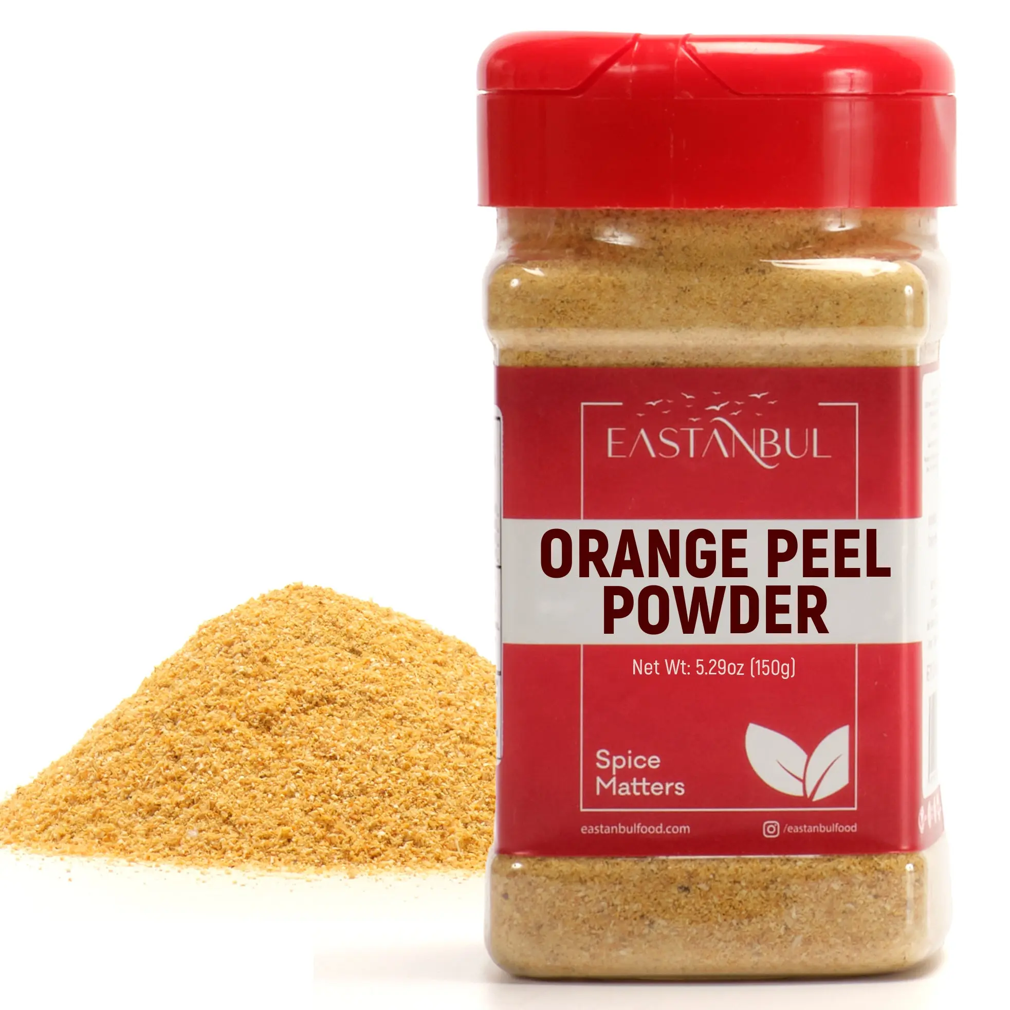 Eastanbul Orange Peel Powder, Citrus Peel, Natural Flavoring, 5.29oz