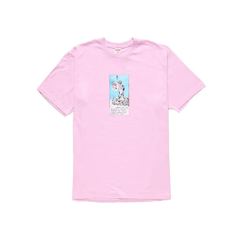 Supreme Men's Liberty Tee Light Pink, from StockX