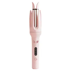 New Upgrade Automatic Curling Iron with 3 Temperatures Frizz-Free Smooth Shiny Hair, Anti-Scald-Tangle for Long Hair Auto Shut-Off Comfortable Hair Care Easy Operation  Hair Styling Tool for Women & Home Use valentine gifts Bidirectional Rotation