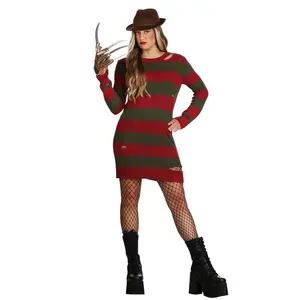 Distressed Nightmare on Elm Street Sweater Dress for Women