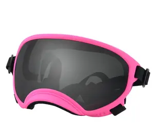 Doggles High-Quality Pink Dog Goggles for Sun Protection Outdoor Glasses with UV Protection Debris Prevention Soft Comfortable Material for Pet Eye Care Masks 8x4 Inches