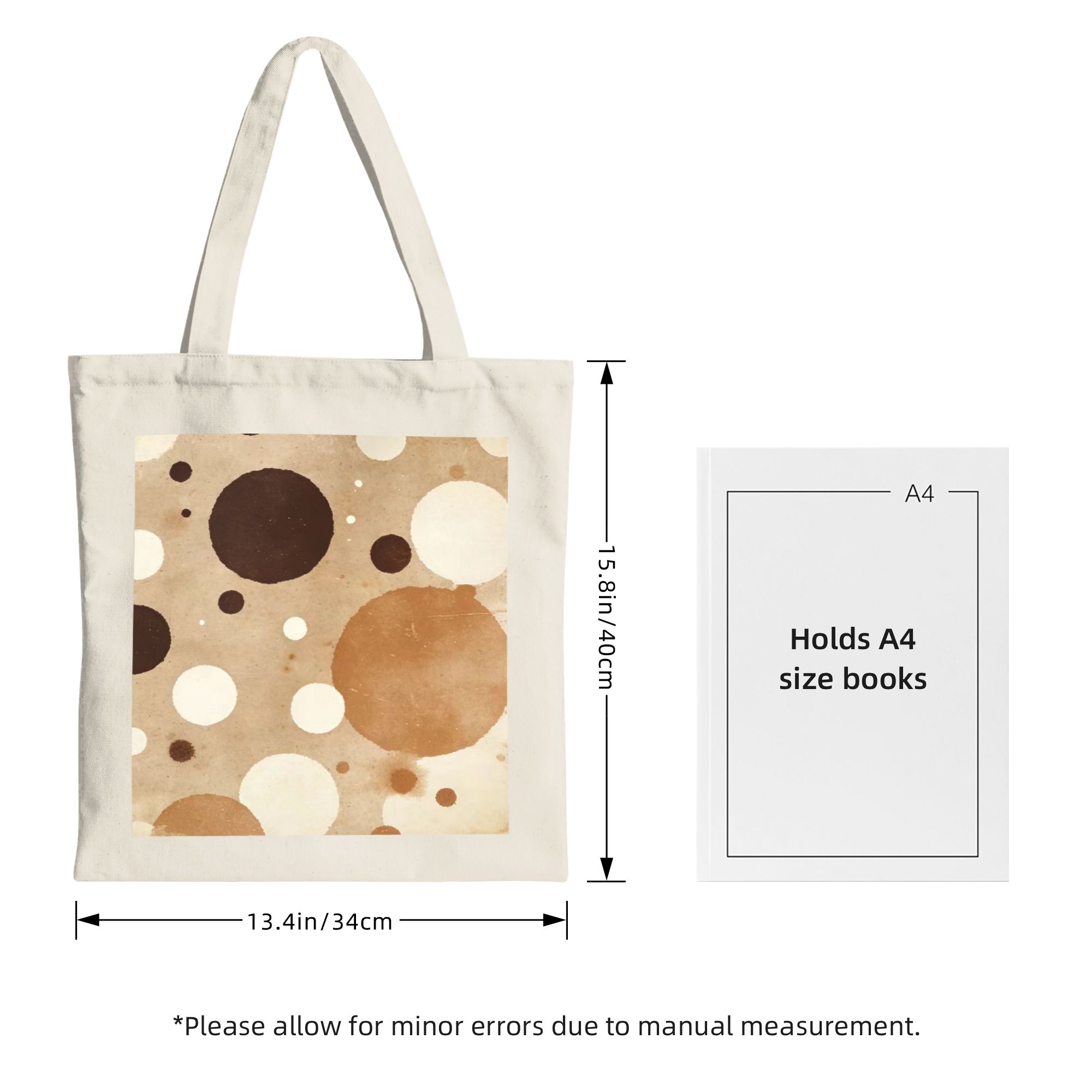 Reusable eco-friendly sturdy durable canvas bag, suitable for shopping, workouts, travel, camping, and everyday outings