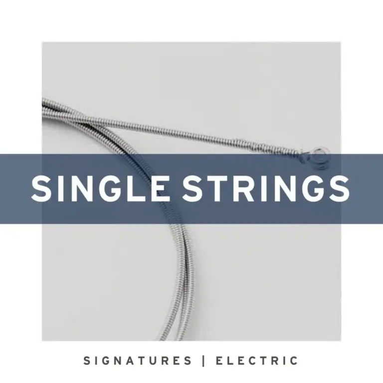 Stringjoy Single String Signatures - Nickel Wound & Plain Steel Electric Guitar Strings, Single Gauges (Excluding.018-.026) for Music Instruments