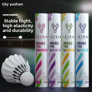 Badminton genuine goose feather stable windproof super resistant 12 packs competition outdoor wholesale training ball 3