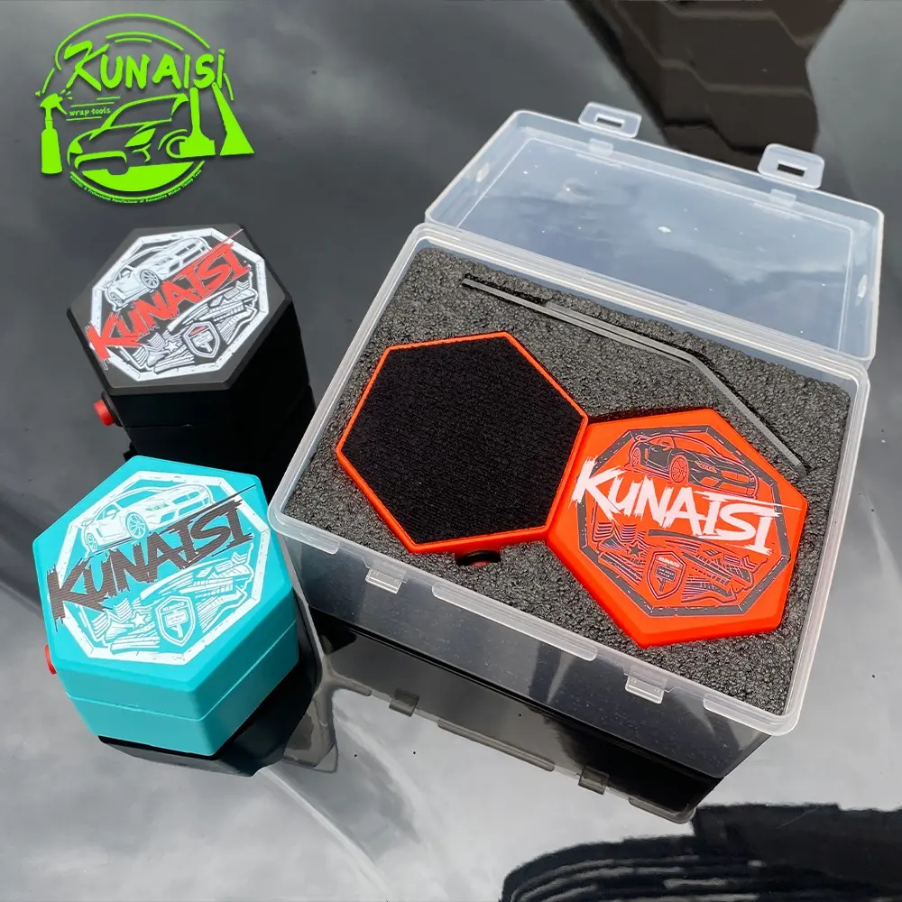 KUNAISI Car Vinyl Wrap Cutting Light Tool Set with Edge Precision Lighting Window Film Pattern Cutter (without battery) Cutting Supplies