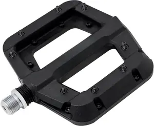 Pedals, Universal Fit 9/16" Non-Slip Lightweight Nylon Fiber Bicycle Pedals Wide Flat Platform for Road Mountain BMX MTB