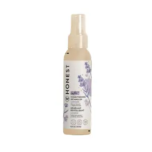 The Honest Company Conditioning Hair Detangler | Leave-In Conditioner + Fortifying Spray | Tear-Free, Cruelty-Free, Hypoallergenic | Lavender Calm, 4 Fl Oz