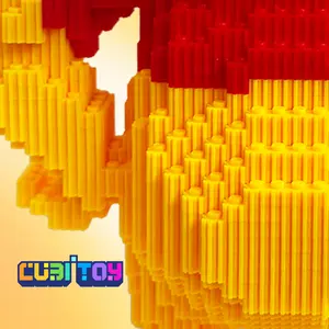 CubiToy Animation Series HoneyBell (2,108 PCS) Micro 3D Building Block Model