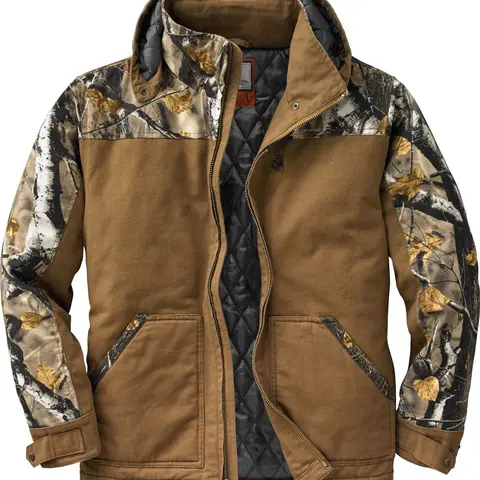 Men's Canvas Cross Trail Big Game Camo Workwear Coat