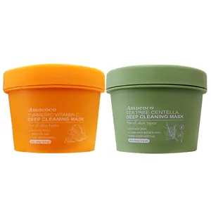 Turmeric Vitamin C Deep Cleansing Moisturizing Mask 100Ml - Hydrating & Radiant Skin Care for All Types