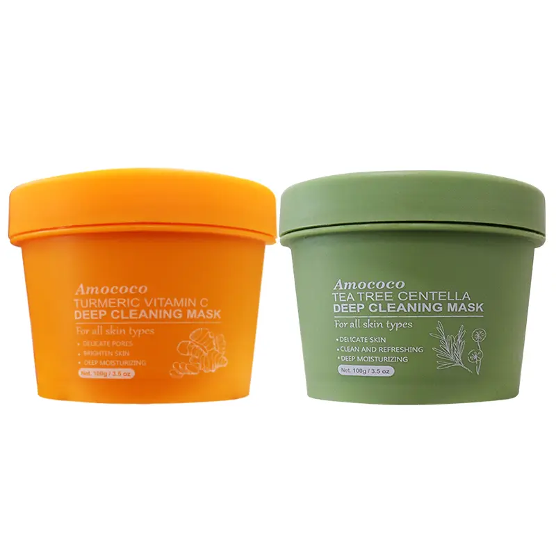 Turmeric Vitamin C Deep Cleansing Moisturizing Mask 100Ml - Hydrating & Radiant Skin Care for All Types