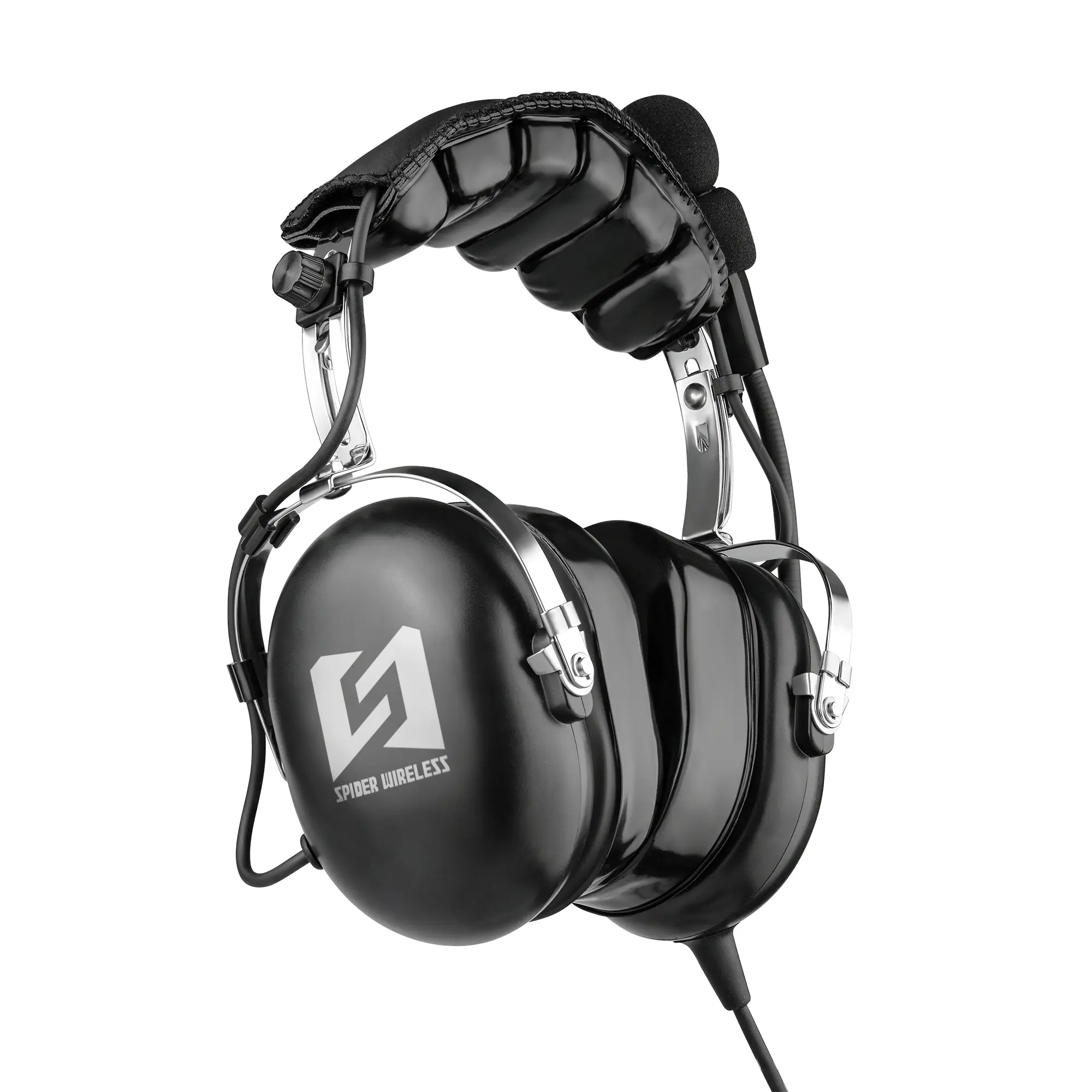 General Aviation Headset for Pilot, Mono and Stereo Compatibility, Noise Canceling Mic, Comfortable Ear Cushions, GA Dual Plugs, Include Headset Bag Audio Headphone  Earbud