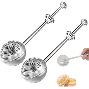 Powder Sprayer for Sugar Powder and Flour, Flour Distributor for Bread Baking, Rice Flour Sifter, Yeast Bread Baking Supplies, Multifunctional Flour Sprayer, Perfect for Distributing Sugar Powder and Flour