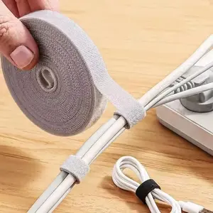Cable Organizer Cable Management Wire Wrapping Tape Earphone Mouse Line Manager Tie Straps Protector for Home Office Cord Storage Office Accessories Desk Organizer