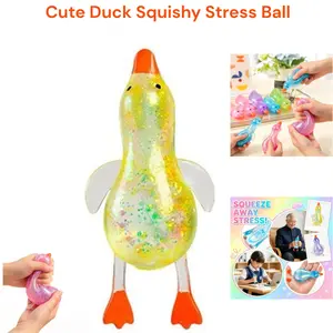 Cute Duck Squishy Stress Ball - Soft Slow-Rise Toy for Stress Relief, Birthday Gift