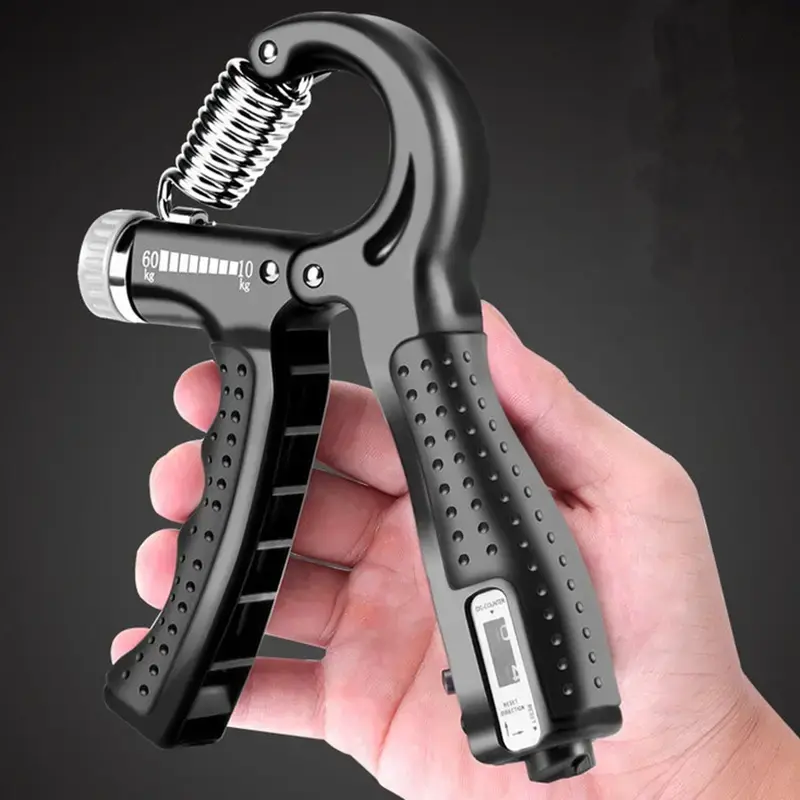 Grip Strengthener with Adjustable 11-132 lbs Resistance for Strength Training - Compact Hand Exerciser for Athletes & Musicians, Home & Gym Workouts