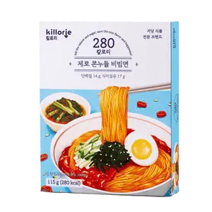 KILLORIE Korean Style Instant Noodles - Low Carb Corn Noodles 115g, Keto Diet Friendly, Satisfying Meal, Olive Young & Twelve