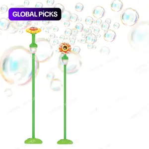 Electric Bubble Machines With Adjustable Bubble Height, Automatic Bubble Blower, Sunflower Automatic Bubble Machine Toys For Outdoor Weddings, Birthdays And Camping, Automatic Bubble Maker, Party Bubble Machine #GLOBAL PICKS