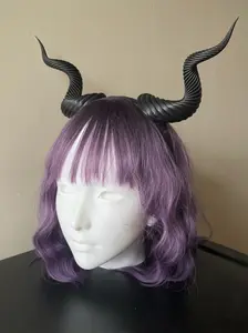 3D Printed Spiral Horns Headband - Cosplay and Halloween Accessory