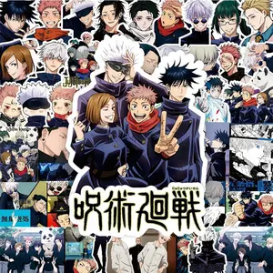 80pcs Cartoon Jujutsu Kaisen Anime Stickers Waterproof Decals Car Motorcycle Luggage Helmet Cool Sticker for Kids Classics Toy