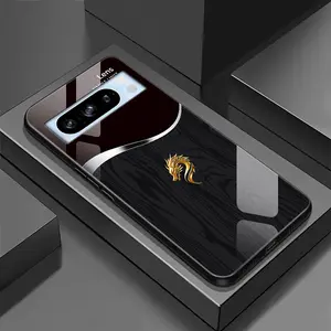 Suitable for [Google Pixel 8 Pro] Personality simple split dragon pattern creative business high-end anti-drop glass mobile phone case affordable anti-drop anti-fingerprint-888