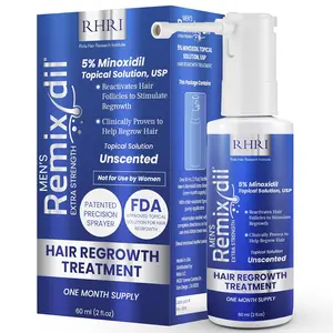 Remixidil Men’s 5% Minoxidil Spray | Hair Regrowth Treatment for Men Hair Care Comfort