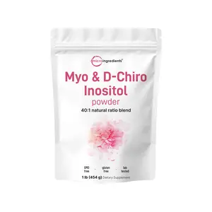 Micro Ingredients Myo & D-Chiro Inositol Powder, Hormonal Balance & Ovarian Support
