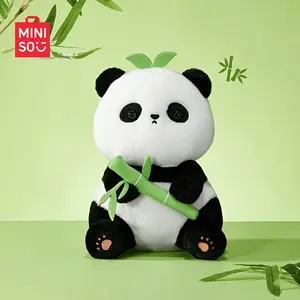 MINISO Bamboo-Hugging Panda Series Plush Doll Cute Stuffed Toy Gift For Girls & Panda Lover,Soft Fluffy Texture,Home Decor Ornament,Christmas & Holiday Haul