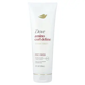 Dove Amino Curl Define, Soft Touch Curl Cream, For Curly, Coily Hair Types, 8 fl oz (236 ml)