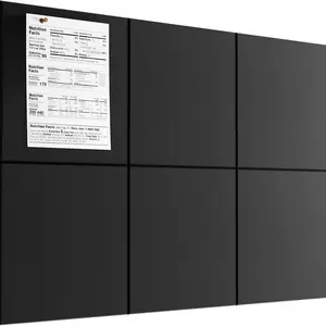 Cork Board, 6 Counts/pack Square Pin Board, Bulletin Board, Vision Board, Photo Board, Wall Decor, Desk Decor for Home Office School, Home Decor Accessory