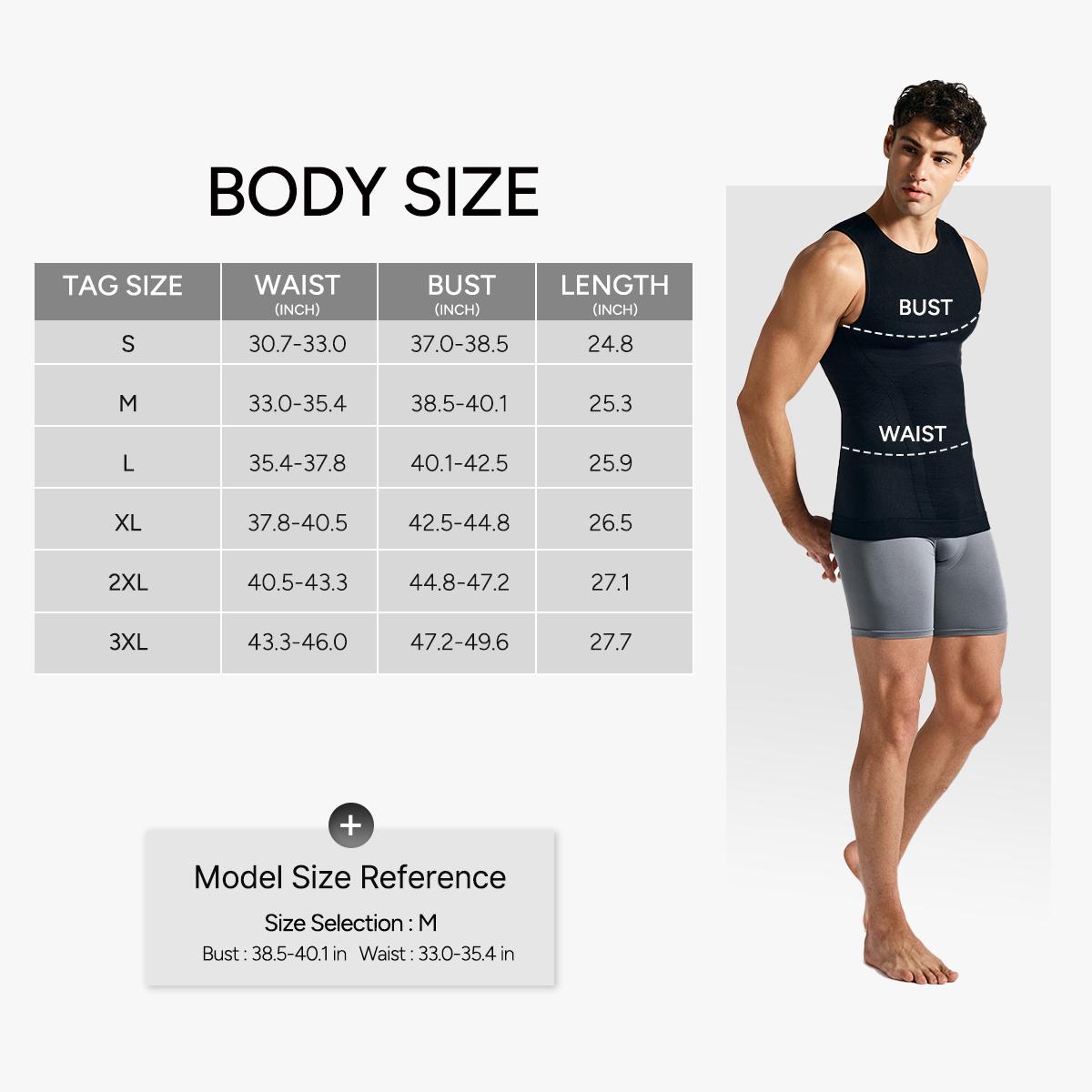 【Nebility】Men’s Invisible Compression Shapewear Tank Top – Lightweight Seamless Slimming Vest with Tummy Control, Back Support & Chest Shaping, Moisture-Wicking Breathable Stretch Fabric Body Shaper for Daily Wear, Work & Posture Support,fathersdaygift